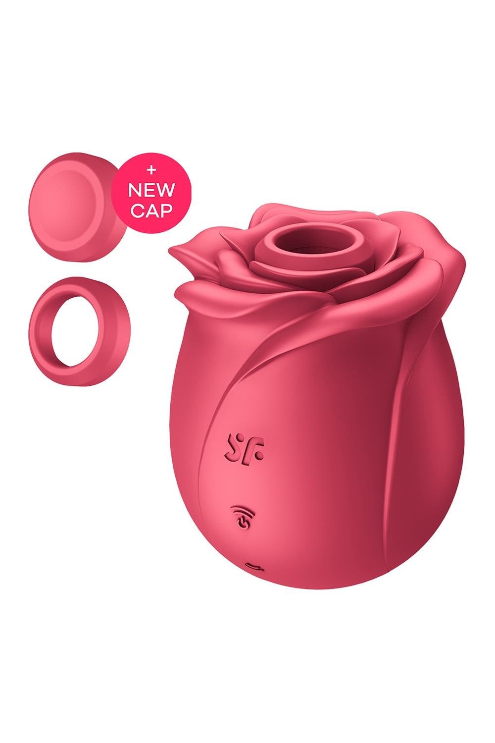 Вакуумный стимулятор роза Satisfyer Pro 2 красный, 7 см