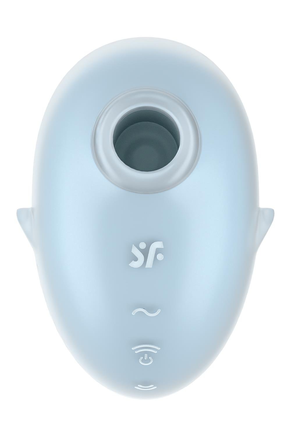 Вібратор вакуумний стимулятор Satisfyer Cutie Ghost блакитний, 9.1 см
