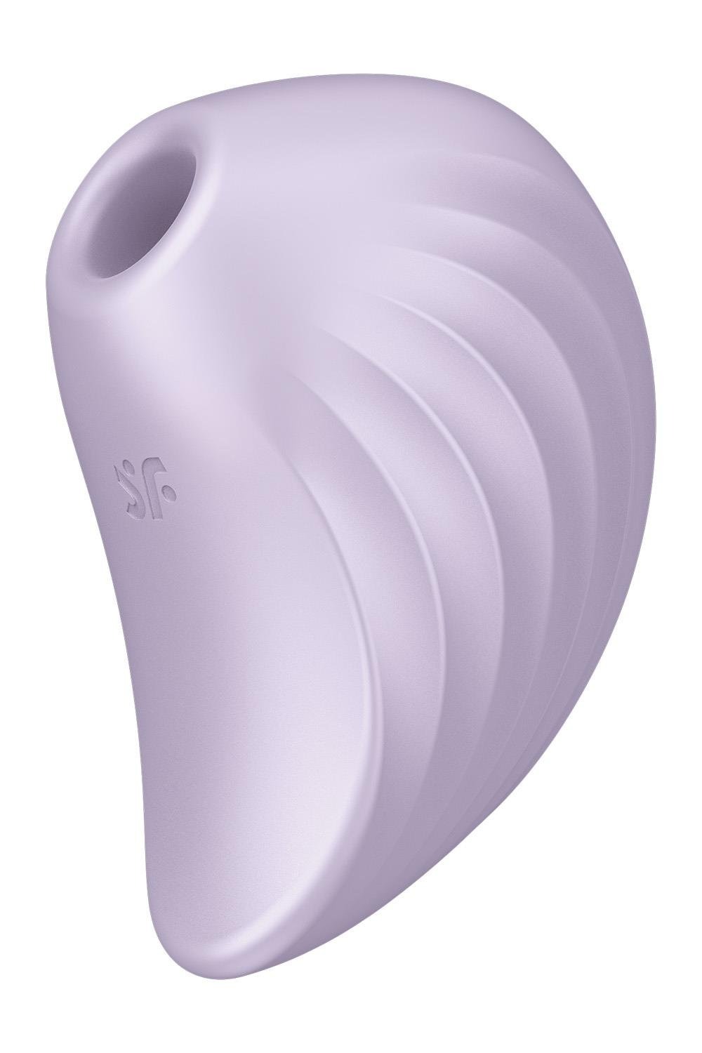 Вакуумний стимулятор Satisfyer Pearl Diver для клітора, з вібрацією, фіолетовий.