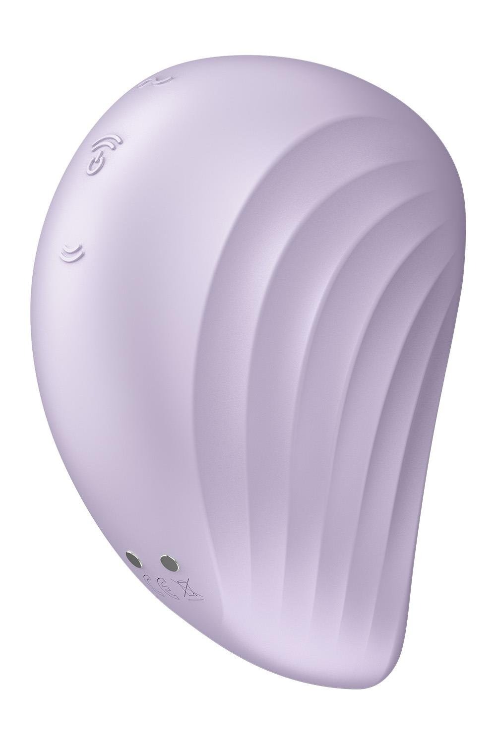 Вакуумний стимулятор Satisfyer Pearl Diver для клітора, з вібрацією, фіолетовий.
