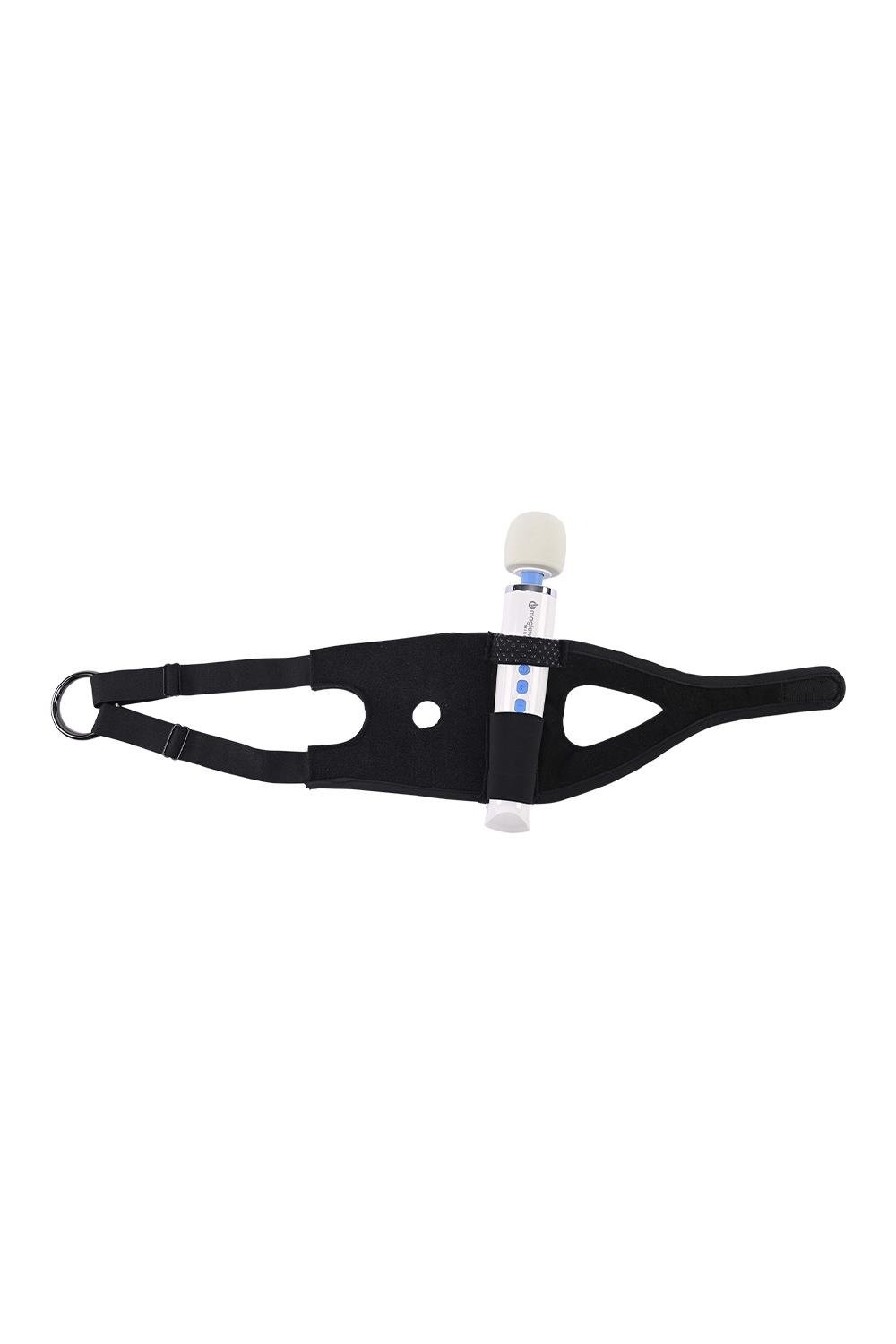 Фіксатор на ногу для іграшок Sportsheets Pivot Forced O Strap чорний