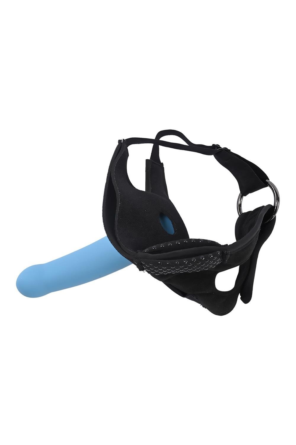 Фіксатор на ногу для іграшок Sportsheets Pivot Forced O Strap чорний