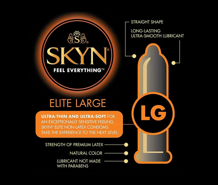 Презервативи ультратонкі великого розміру SKYN Large безлатексні (ціна за пачку, 10 шт.)