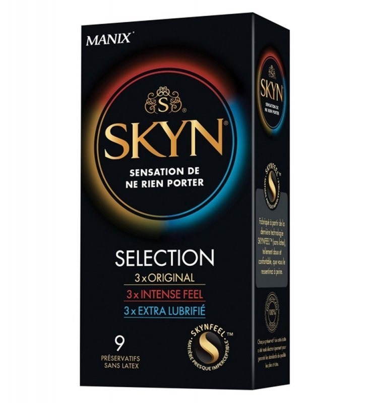 Презервативы безлатексные SKYN Selection (цена за пачку 9 шт.)