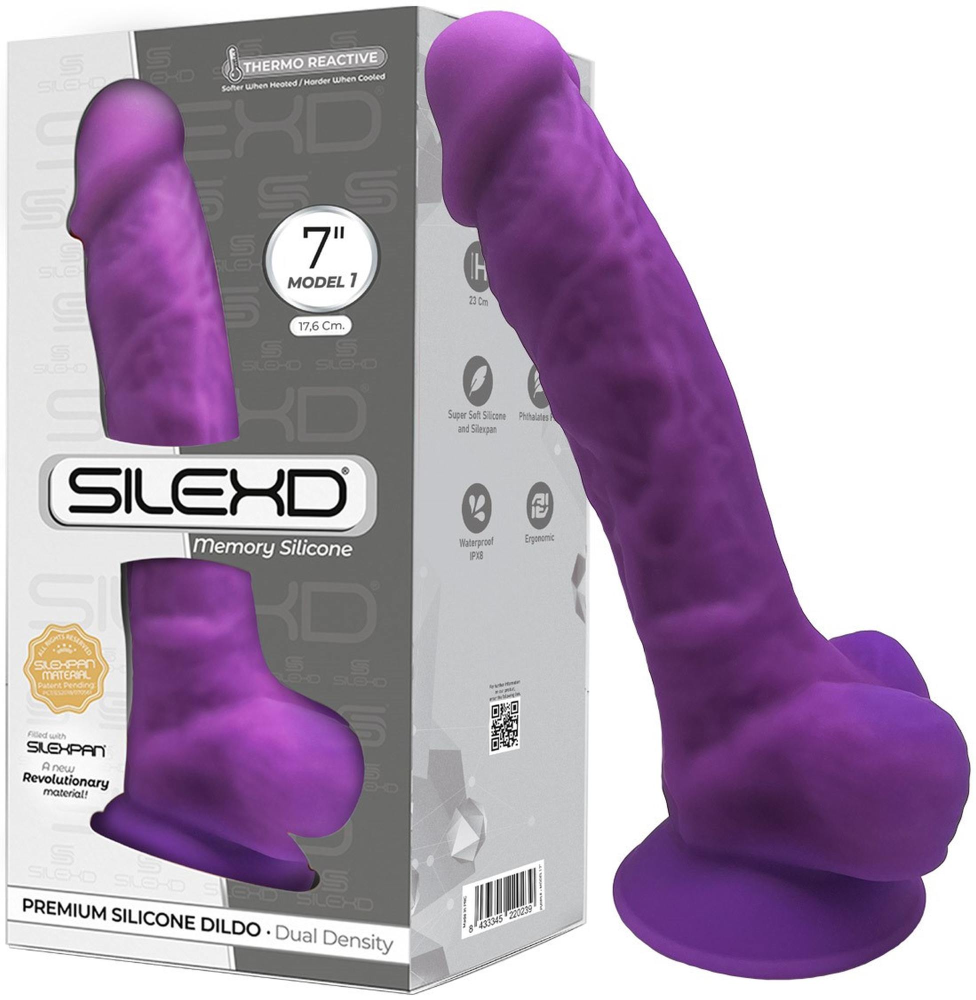 Фалоімітатор реалістичний з яєчками SILEXD Model 1 (7