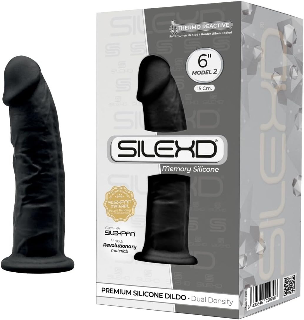 Реалистичный термореактивный фаллоимитатор Silexd Model 2 ( 6
