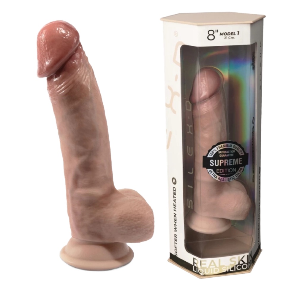 Фалоімітатор реалістичний з яєчками SILEXD Model 1 (8