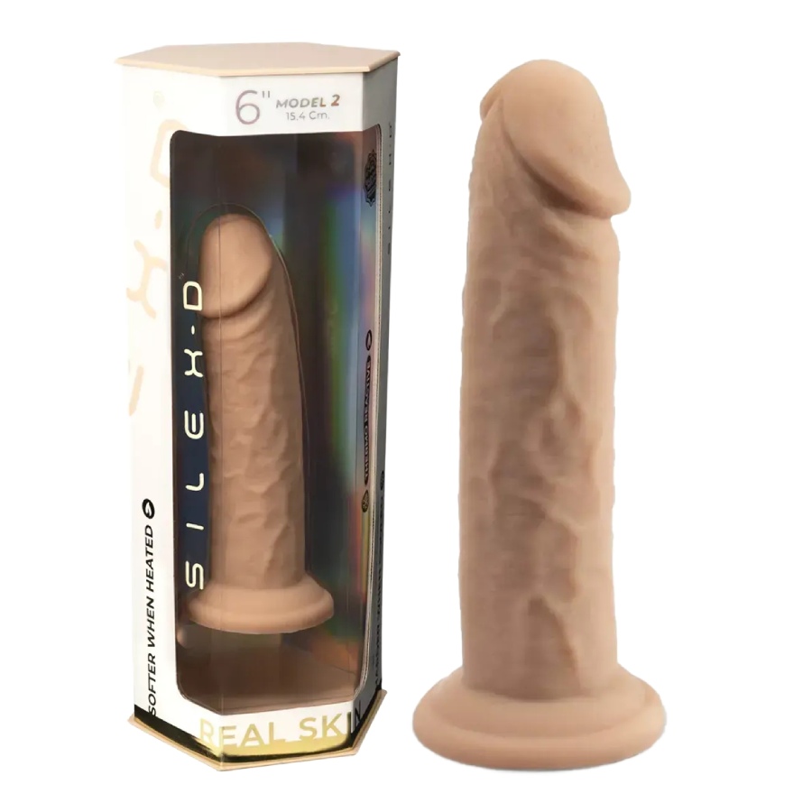 Реалистичный фаллоимитатор Silexd Real Skin Model 2 (6
