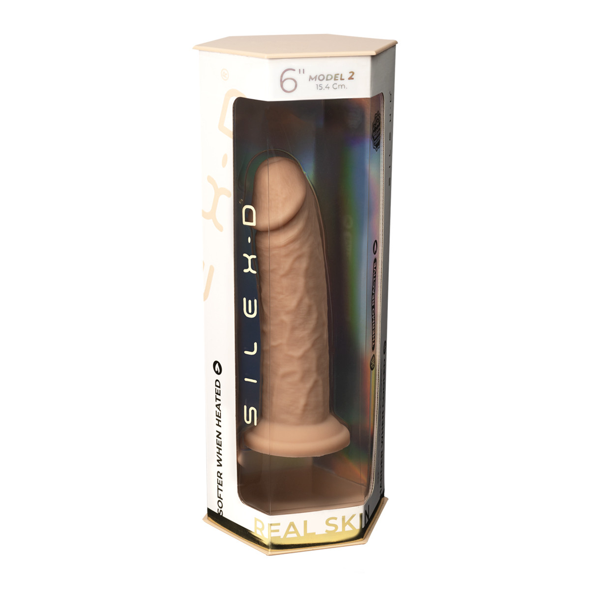 Реалистичный фаллоимитатор Silexd Real Skin Model 2 (6