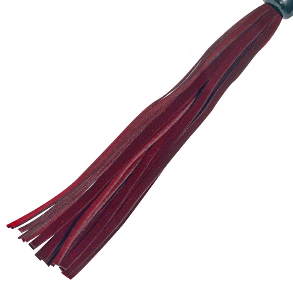 Плеть з петлею на рукояті Sex & Mischief бордова, 33 см - Enchanted Flogger