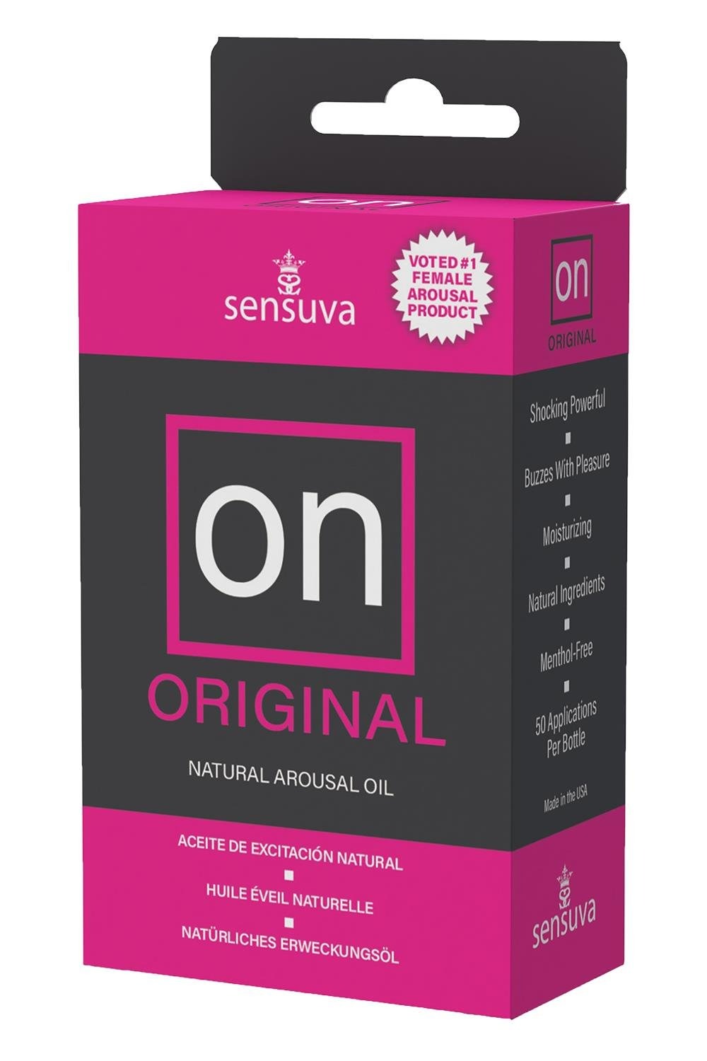 Жіноча збуджуюча олія афродизіак Sensuva On Original Arousal, 5 мл