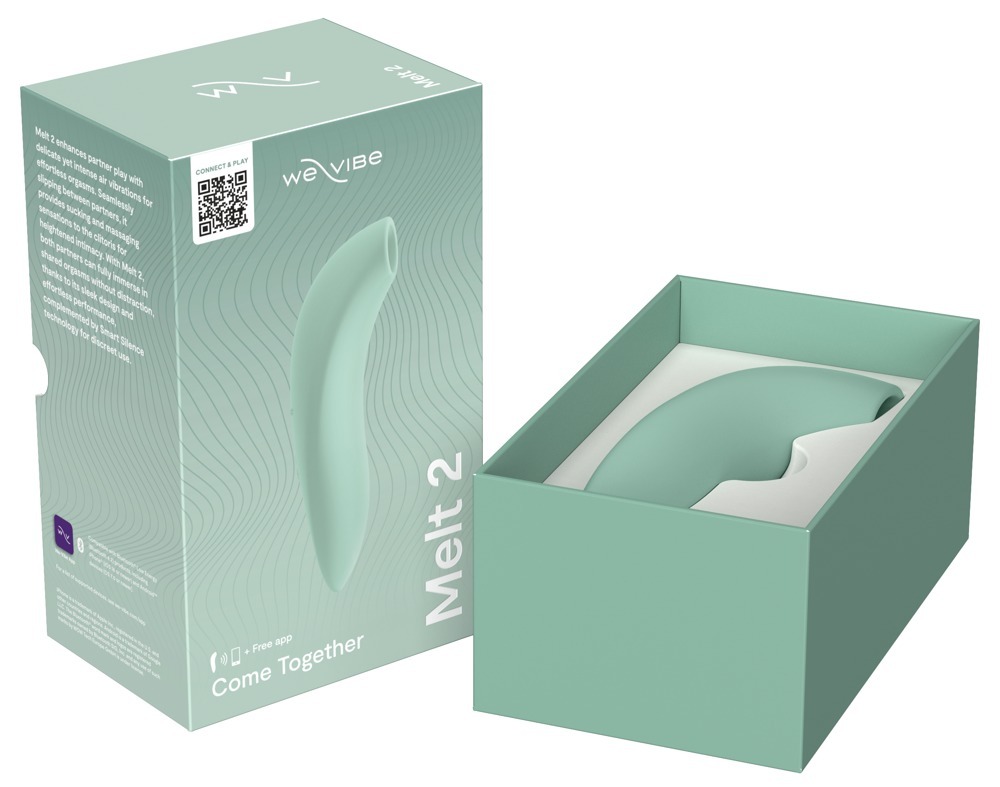 Кліторальний вакуумний смарт-стимулятор We-Vibe Melt 2 м'ятний