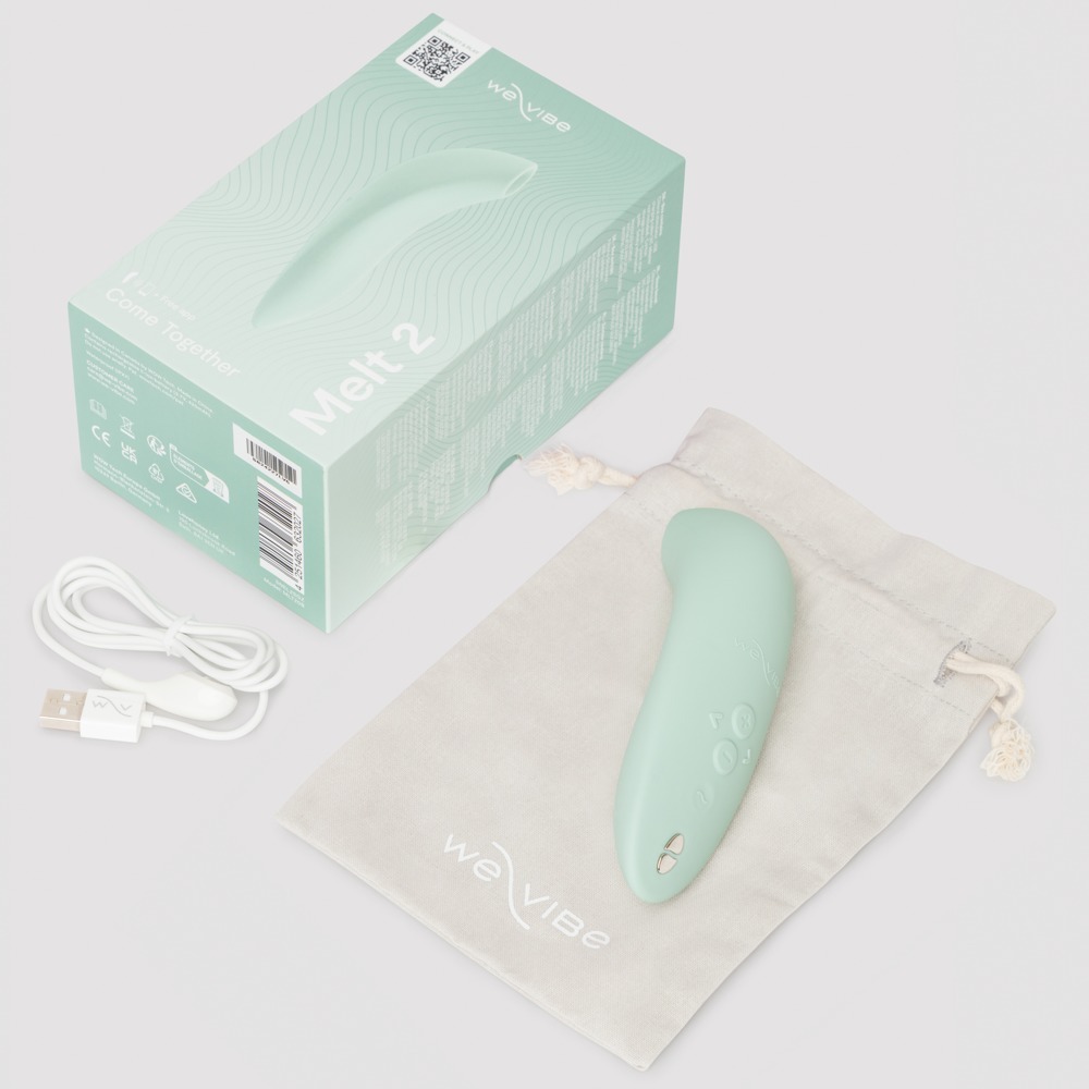 Кліторальний вакуумний смарт-стимулятор We-Vibe Melt 2 м'ятний