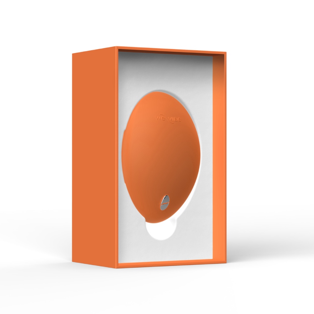 Кліторальний вібратор We-Vibe Temp Tangerine з функцією нагрівання та охолодження, помаранчевий