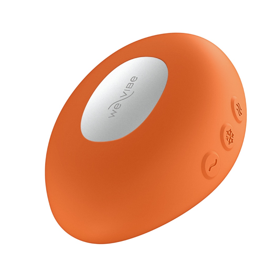 Кліторальний вібратор We-Vibe Temp Tangerine з функцією нагрівання та охолодження, помаранчевий