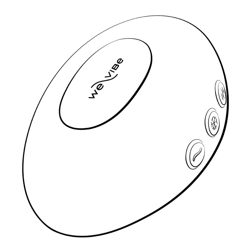 Кліторальний вібратор We-Vibe Temp Tangerine з функцією нагрівання та охолодження, помаранчевий