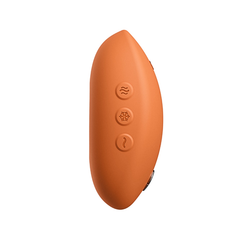 Кліторальний вібратор We-Vibe Temp Tangerine з функцією нагрівання та охолодження, помаранчевий