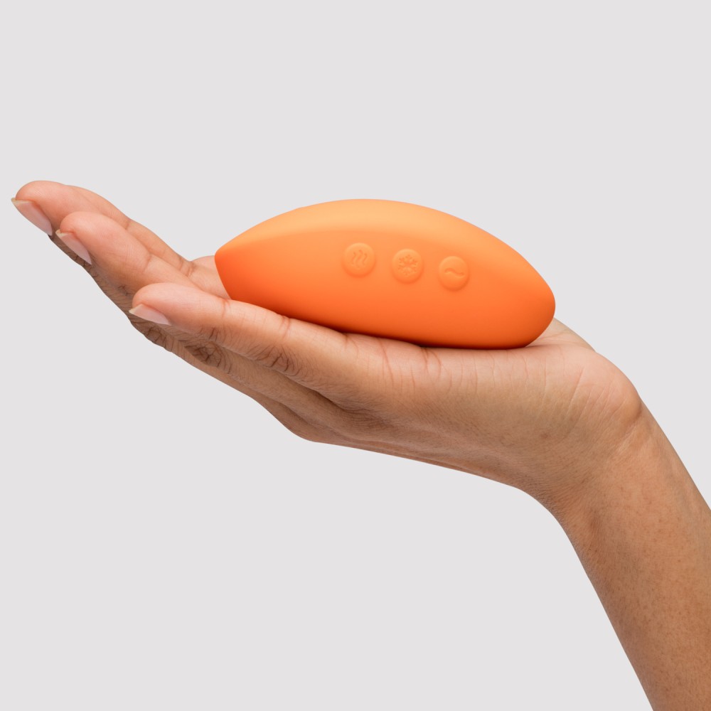 Кліторальний вібратор We-Vibe Temp Tangerine з функцією нагрівання та охолодження, помаранчевий
