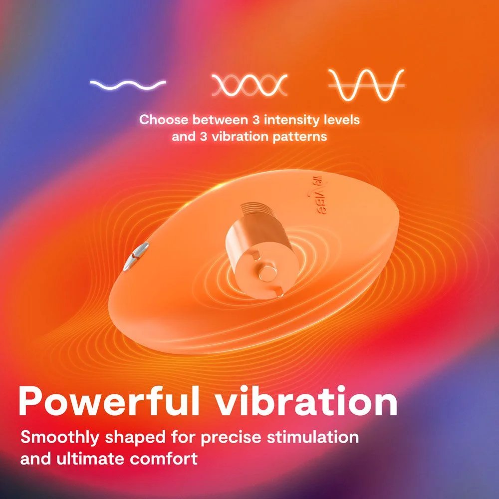 Кліторальний вібратор We-Vibe Temp Tangerine з функцією нагрівання та охолодження, помаранчевий