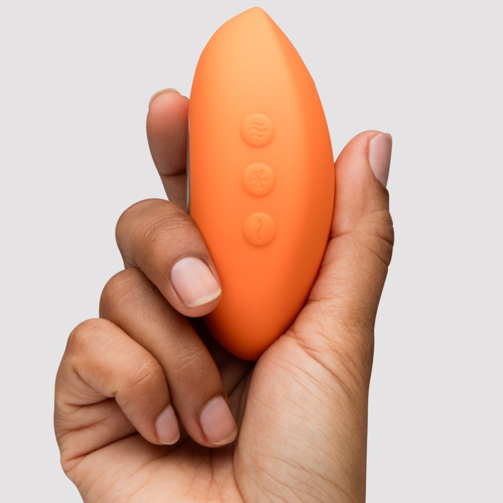Кліторальний вібратор We-Vibe Temp Tangerine з функцією нагрівання та охолодження, помаранчевий
