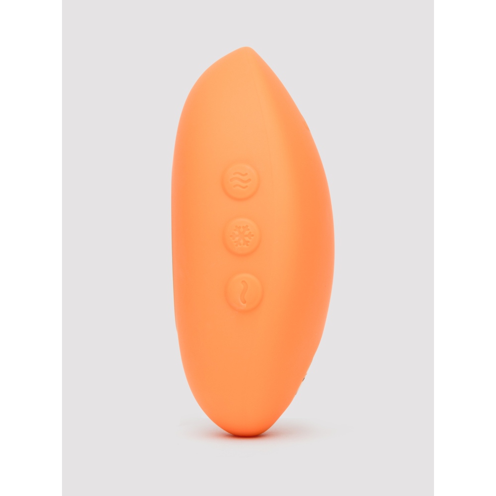 Кліторальний вібратор We-Vibe Temp Tangerine з функцією нагрівання та охолодження, помаранчевий