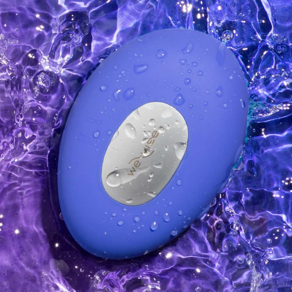 Кліторальний вібратор We-Vibe Temp Lavender Blue з функцією нагрівання та охолодження, синій
