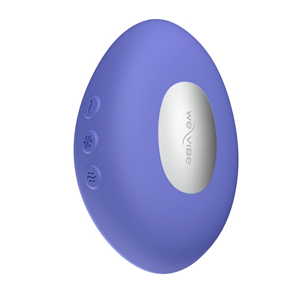 Кліторальний вібратор We-Vibe Temp Lavender Blue з функцією нагрівання та охолодження, синій