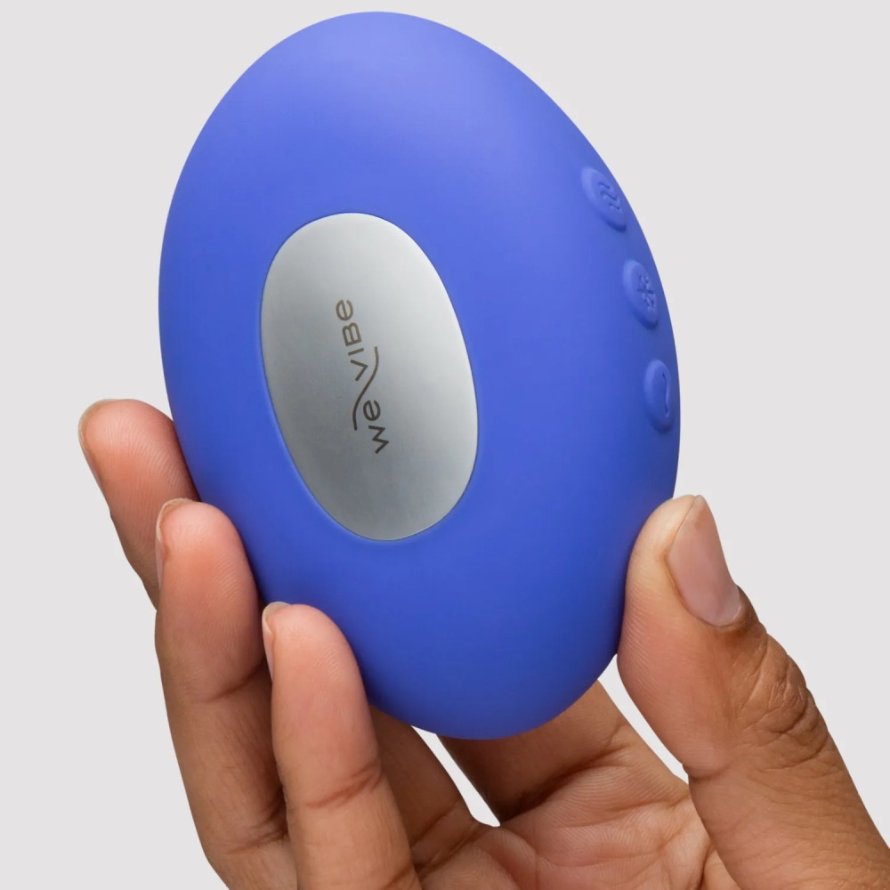 Кліторальний вібратор We-Vibe Temp Lavender Blue з функцією нагрівання та охолодження, синій