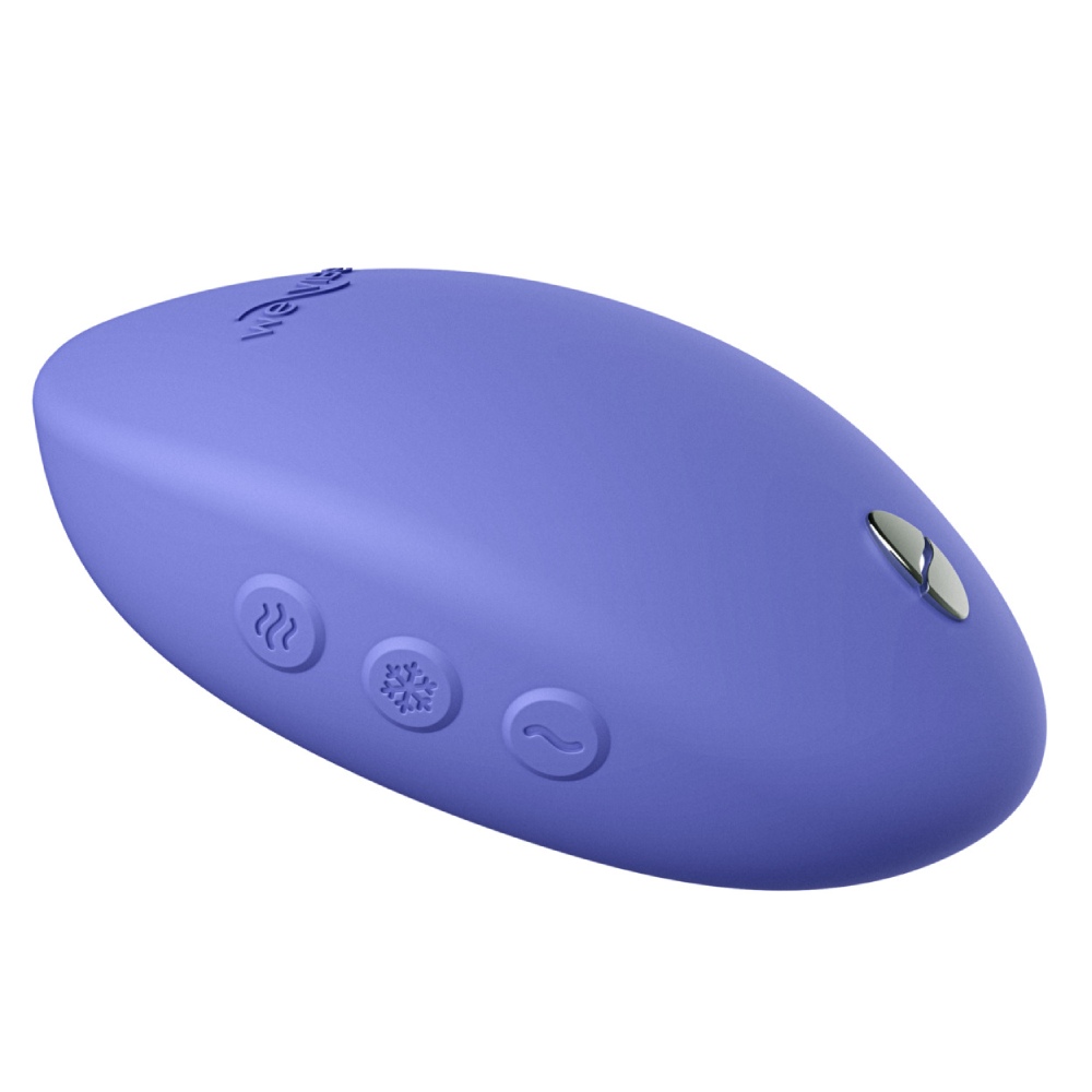 Кліторальний вібратор We-Vibe Temp Lavender Blue з функцією нагрівання та охолодження, синій