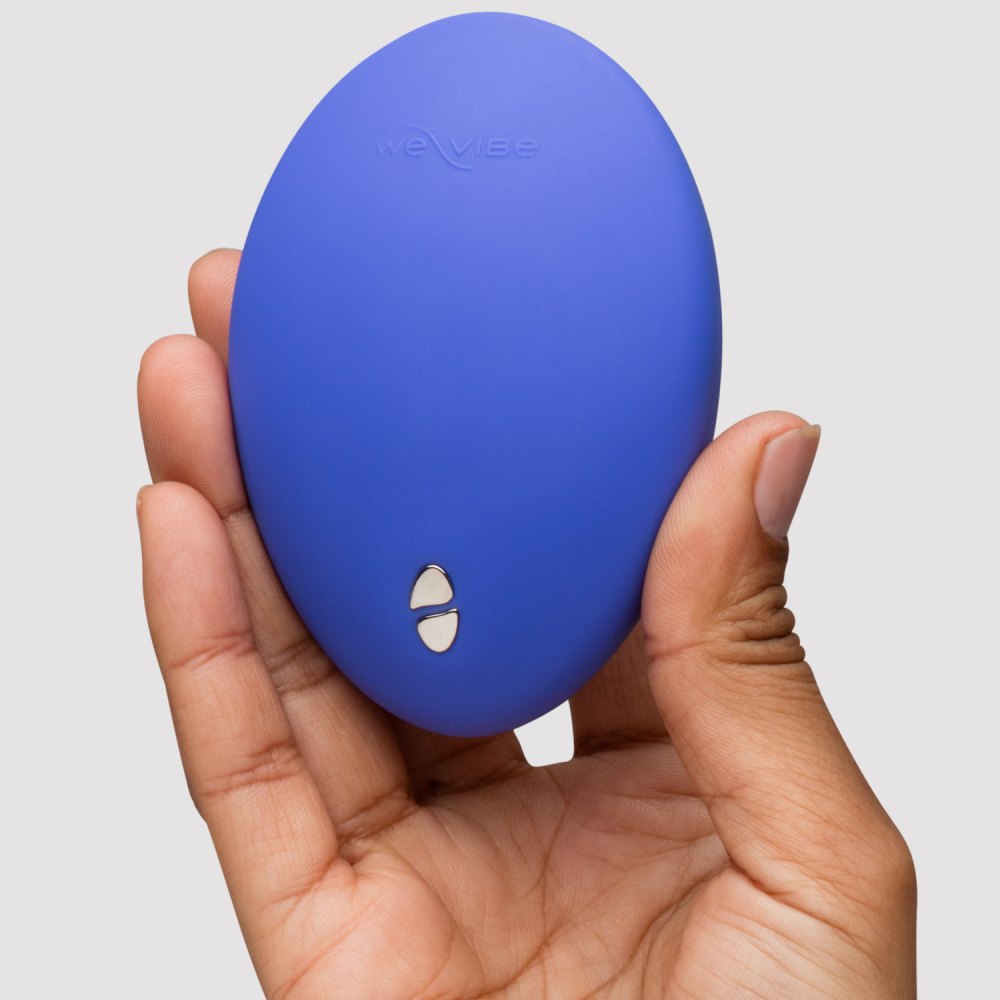 Кліторальний вібратор We-Vibe Temp Lavender Blue з функцією нагрівання та охолодження, синій