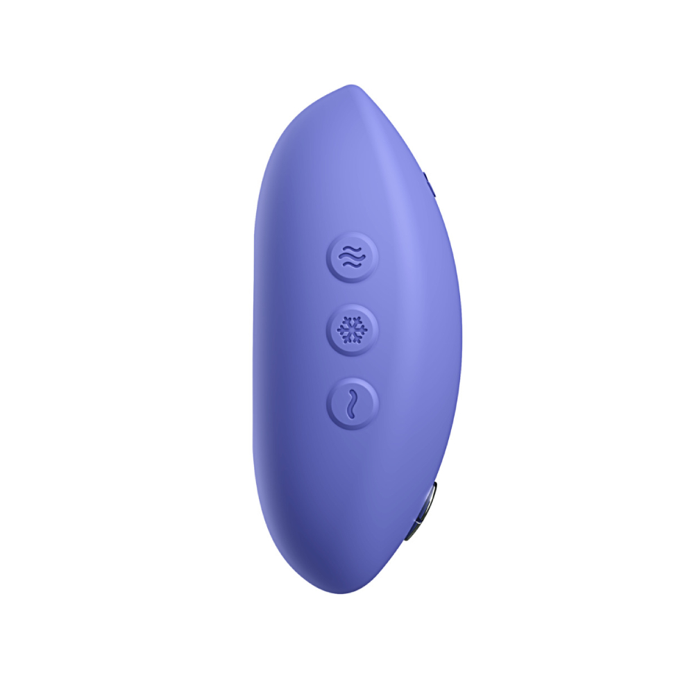 Кліторальний вібратор We-Vibe Temp Lavender Blue з функцією нагрівання та охолодження, синій