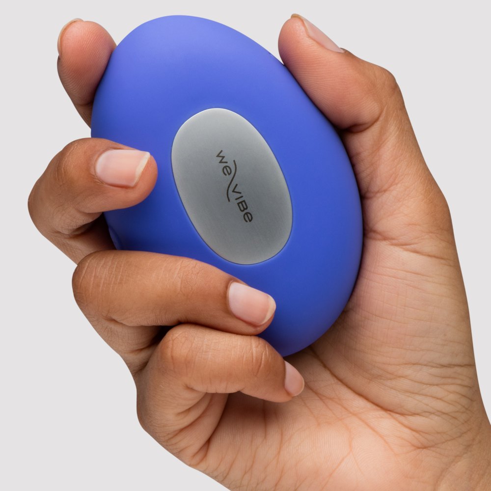 Кліторальний вібратор We-Vibe Temp Lavender Blue з функцією нагрівання та охолодження, синій