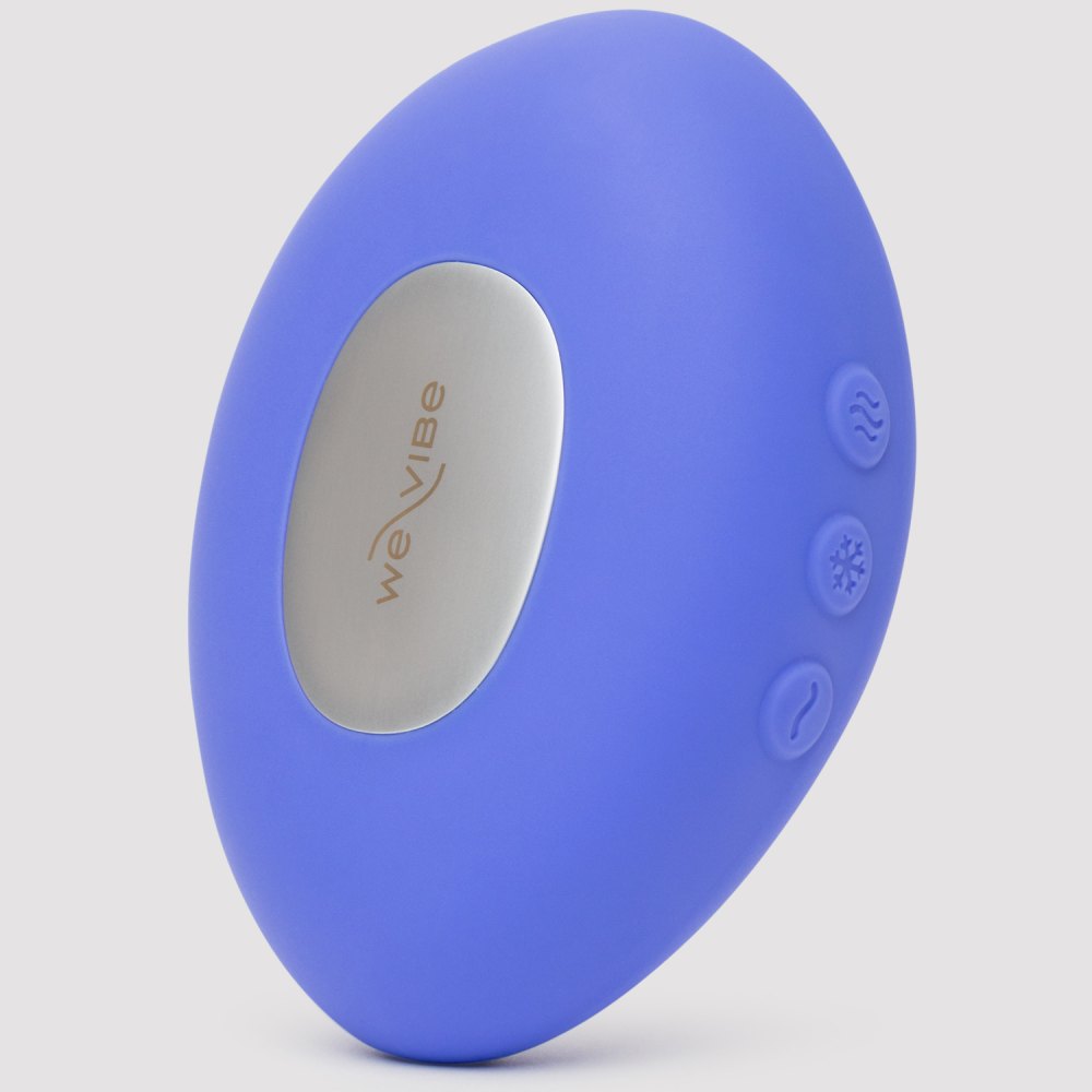 Кліторальний вібратор We-Vibe Temp Lavender Blue з функцією нагрівання та охолодження, синій