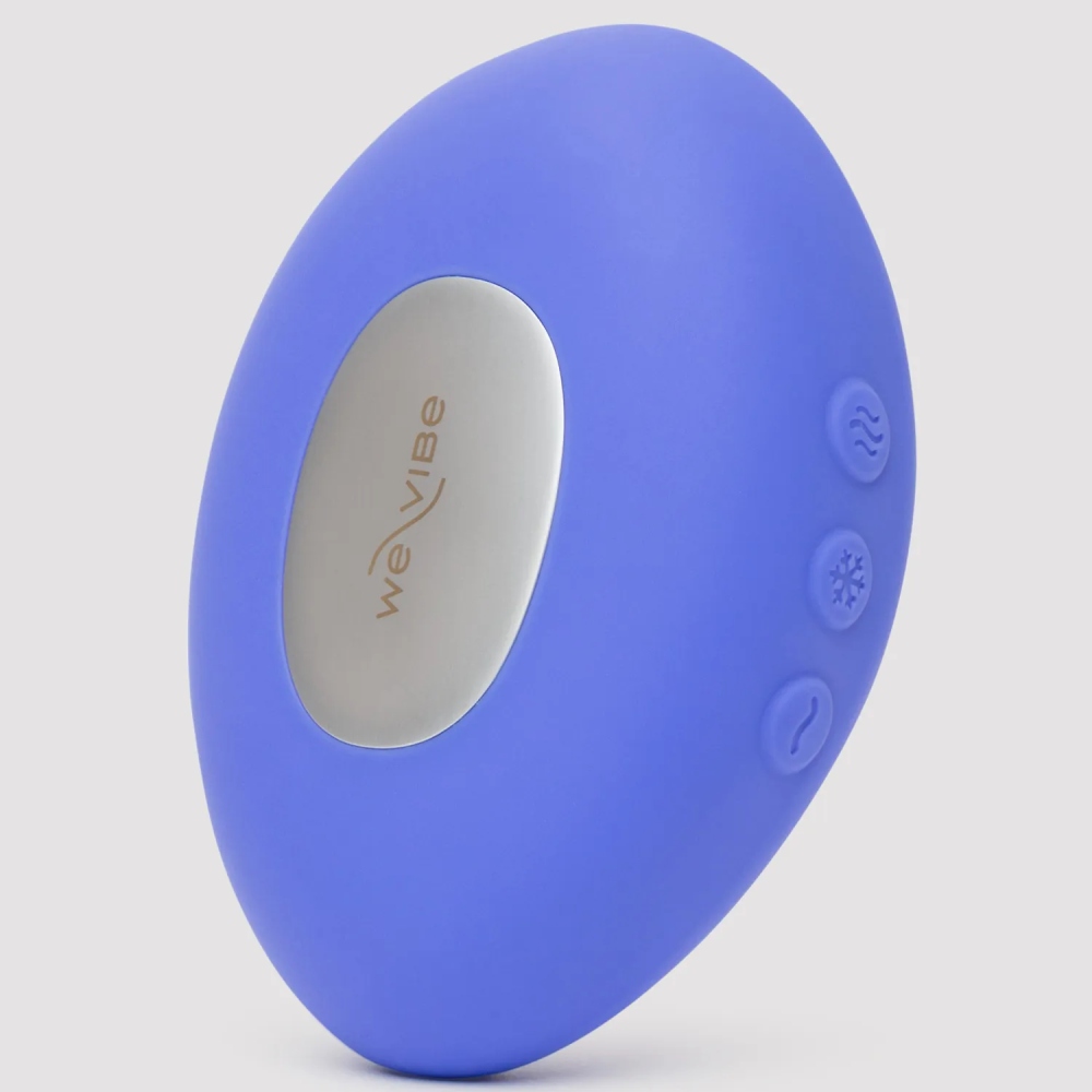 Кліторальний вібратор We-Vibe Temp Lavender Blue з функцією нагрівання та охолодження, синій