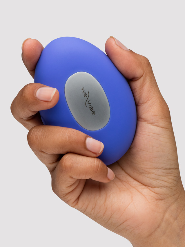 Кліторальний вібратор We-Vibe Temp Lavender Blue з функцією нагрівання та охолодження, синій