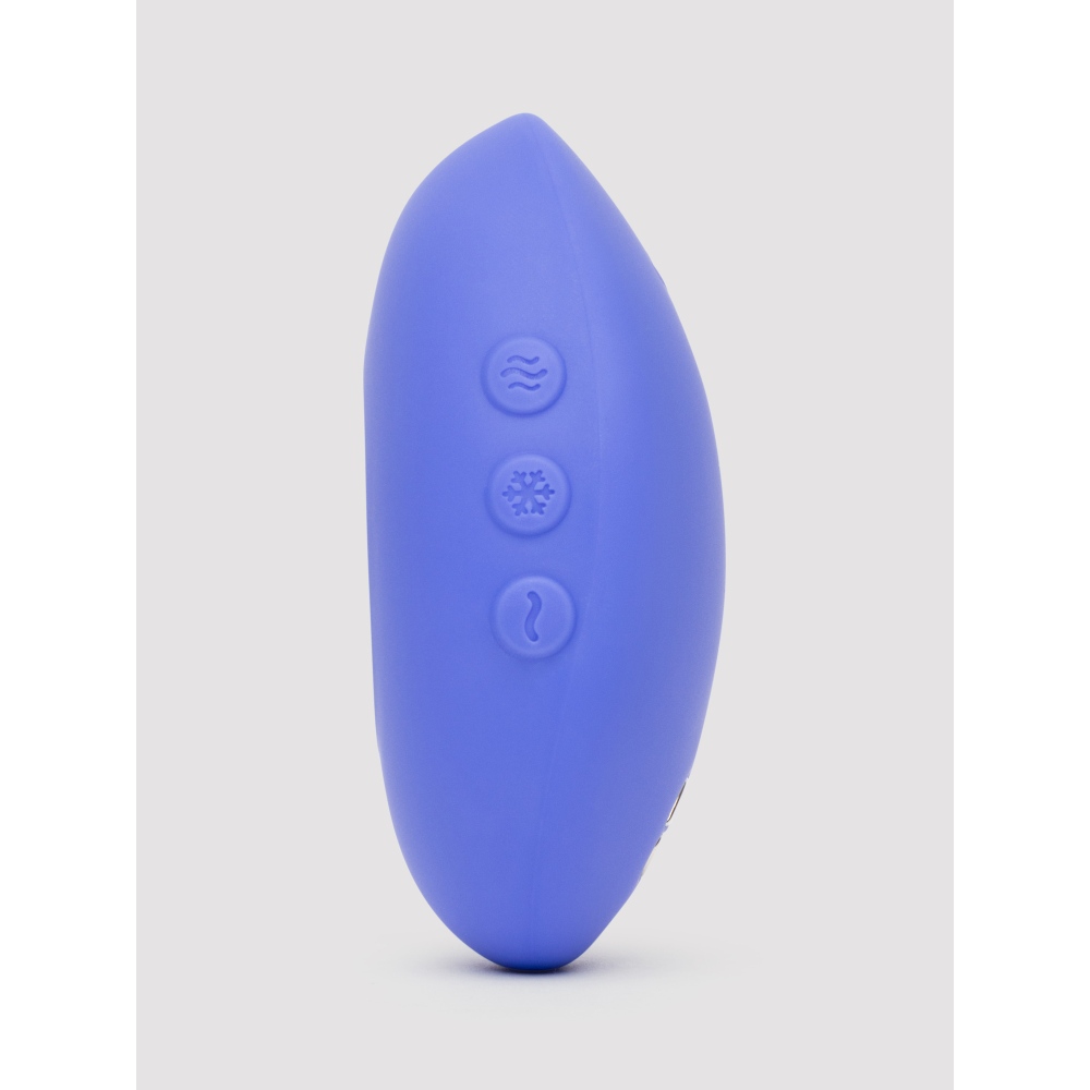 Кліторальний вібратор We-Vibe Temp Lavender Blue з функцією нагрівання та охолодження, синій