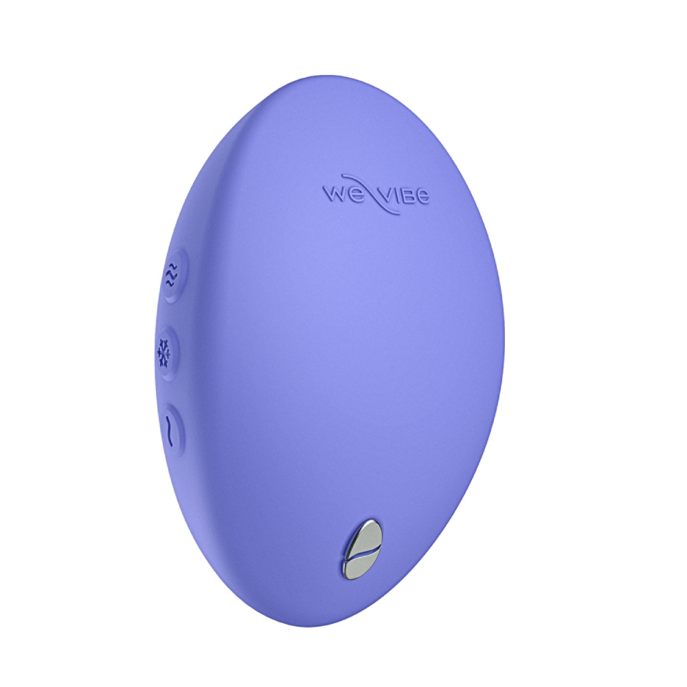 Кліторальний вібратор We-Vibe Temp Lavender Blue з функцією нагрівання та охолодження, синій