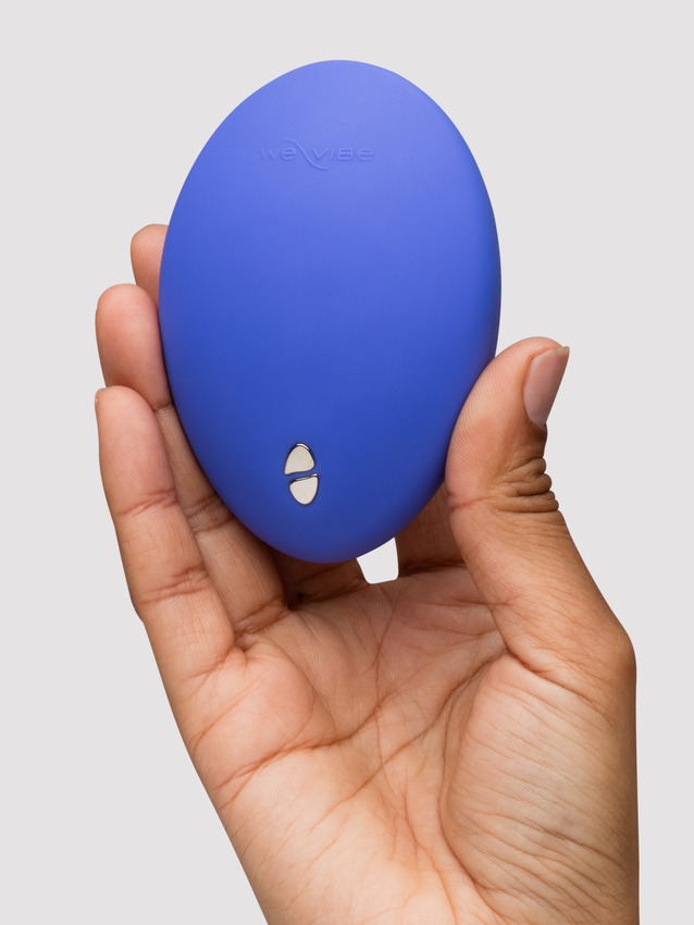 Кліторальний вібратор We-Vibe Temp Lavender Blue з функцією нагрівання та охолодження, синій