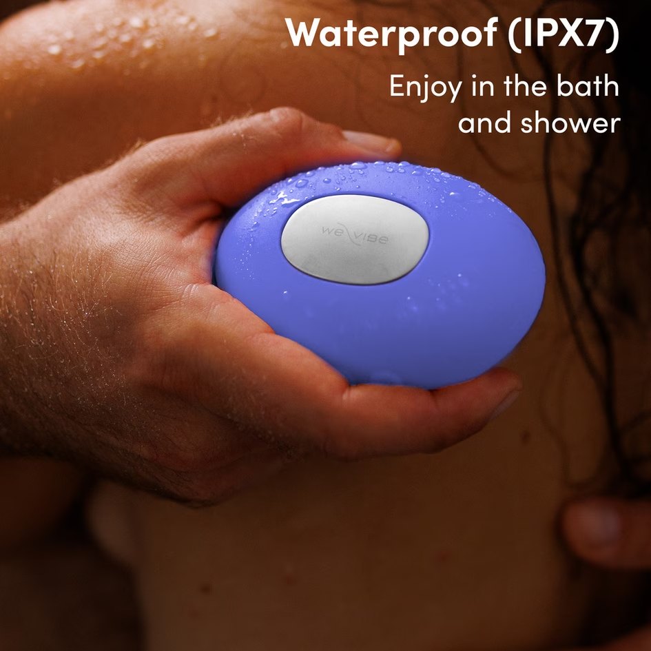 Кліторальний вібратор We-Vibe Temp Lavender Blue з функцією нагрівання та охолодження, синій