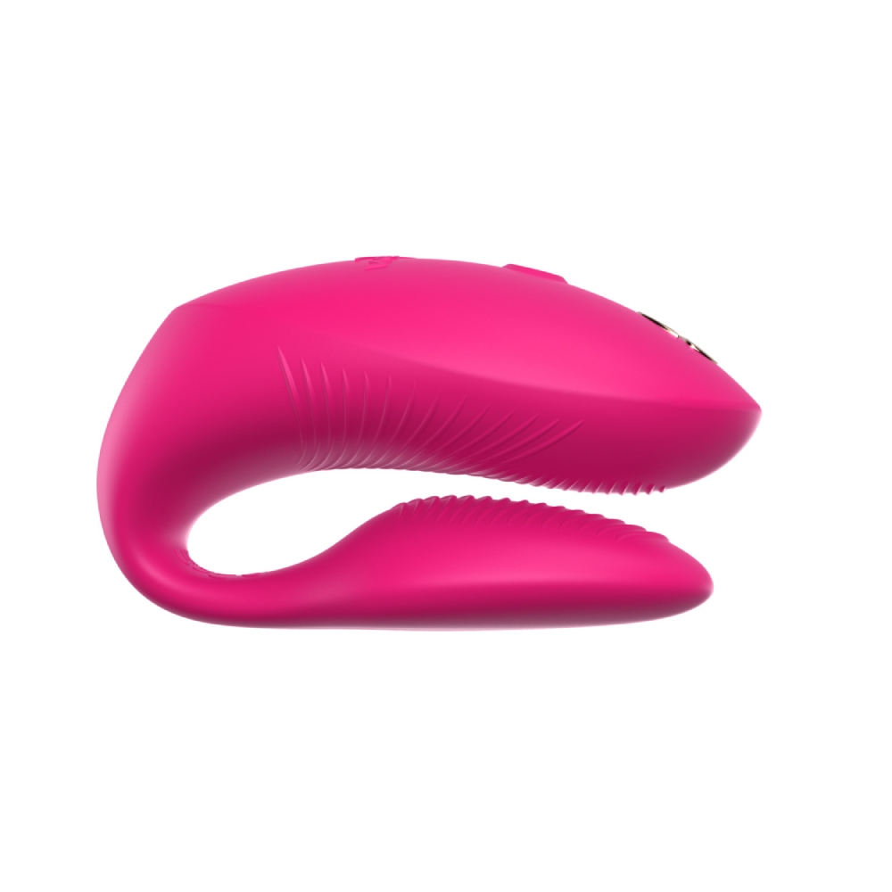 Вібратор для пар We-Vibe Chorus Pro Electric Pink з пультом і додатком, рожевий