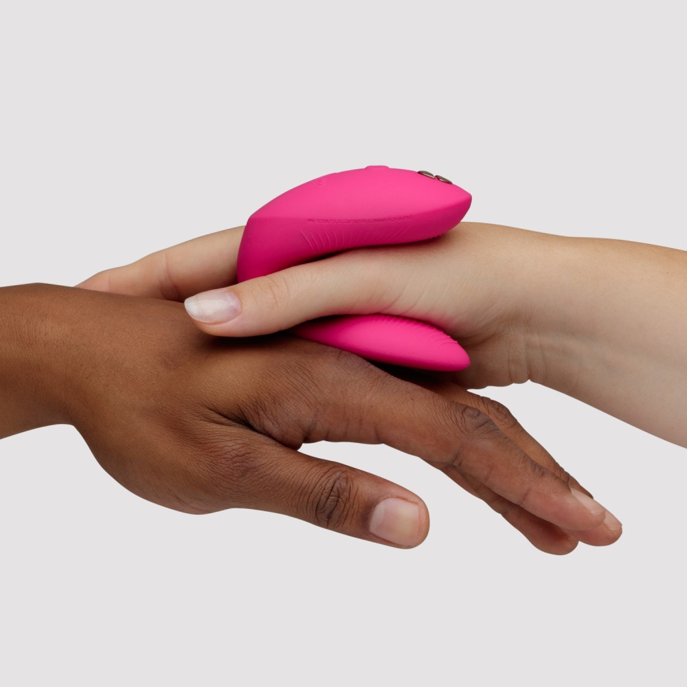 Вібратор для пар We-Vibe Chorus Pro Electric Pink з пультом і додатком, рожевий