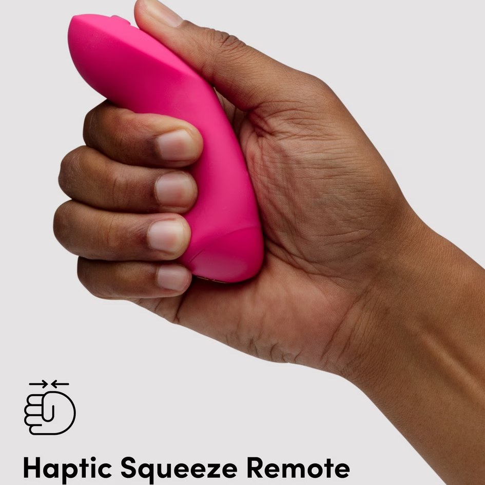 Вібратор для пар We-Vibe Chorus Pro Electric Pink з пультом і додатком, рожевий