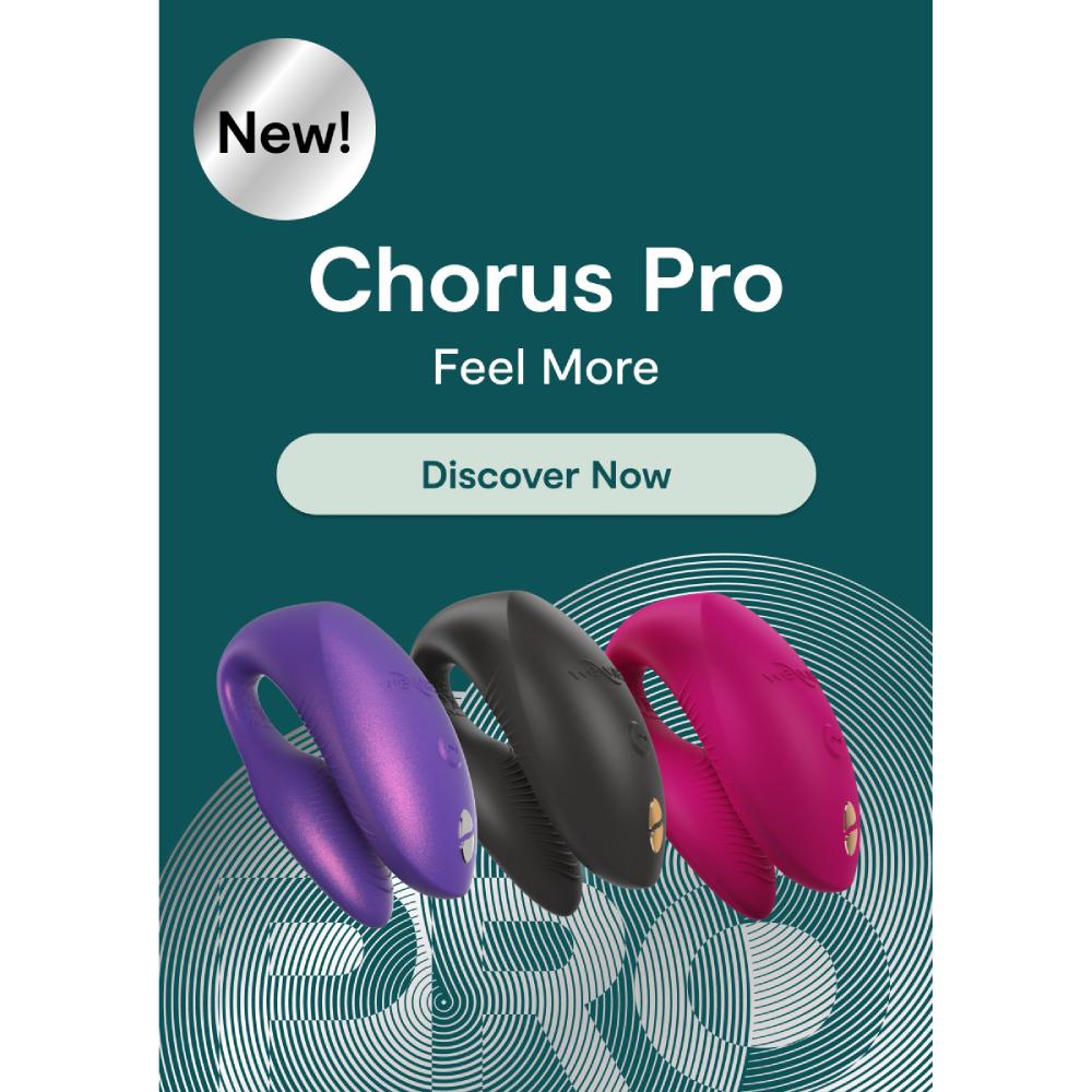 Вібратор для пар We-Vibe Chorus Pro Electric Pink з пультом і додатком, рожевий