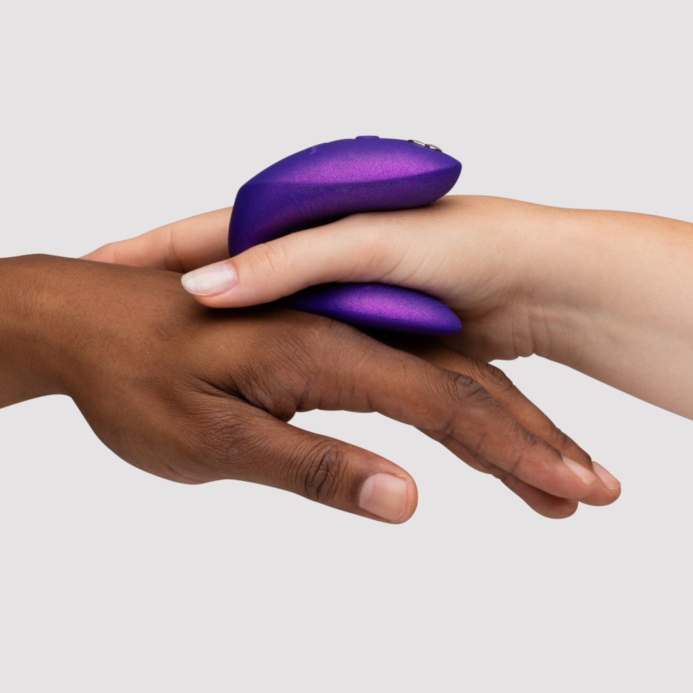 Вібратор для пар We-Vibe Chorus Pro Cosmic Purple з пультом і додатком, фіолетовий