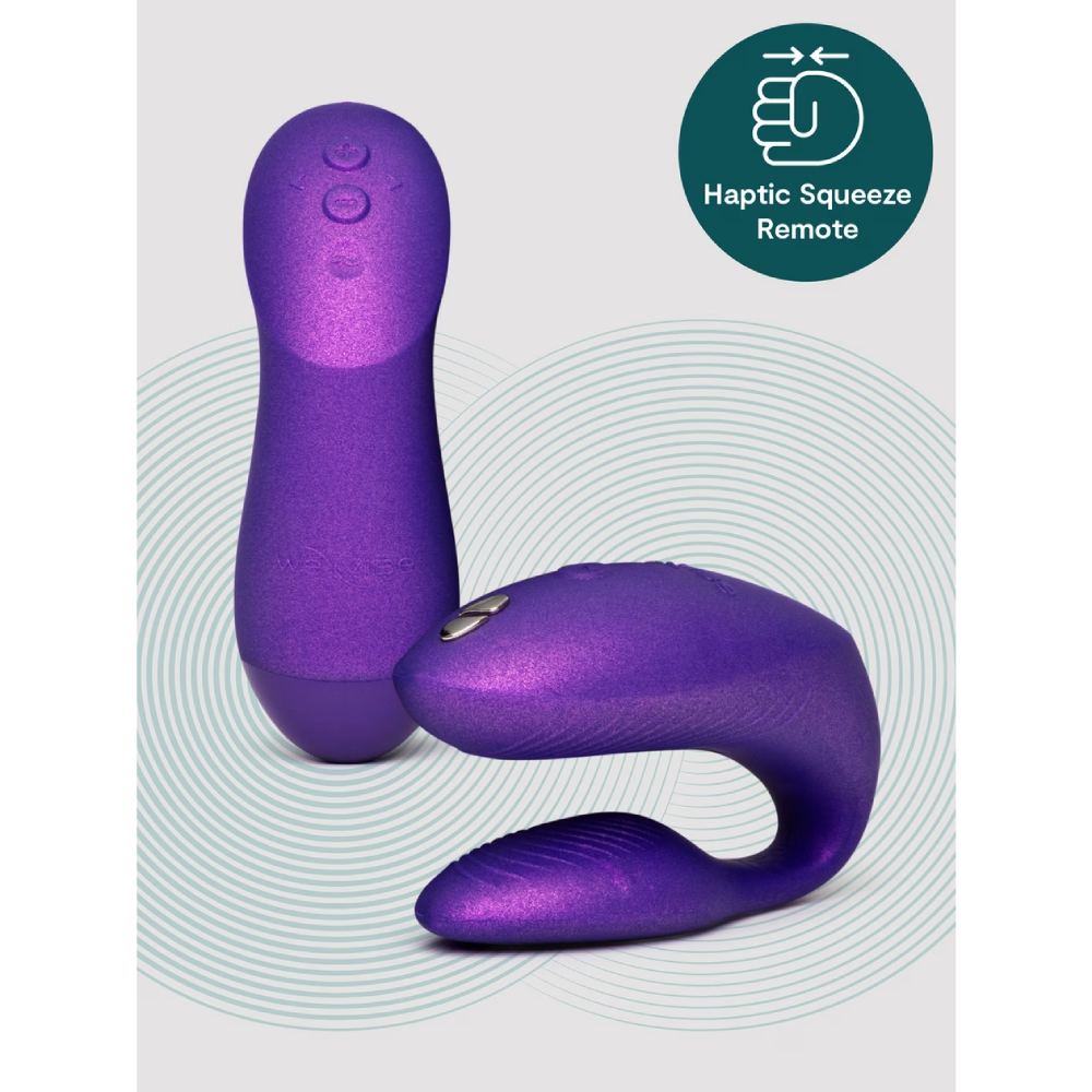 Вібратор для пар We-Vibe Chorus Pro Cosmic Purple з пультом і додатком, фіолетовий