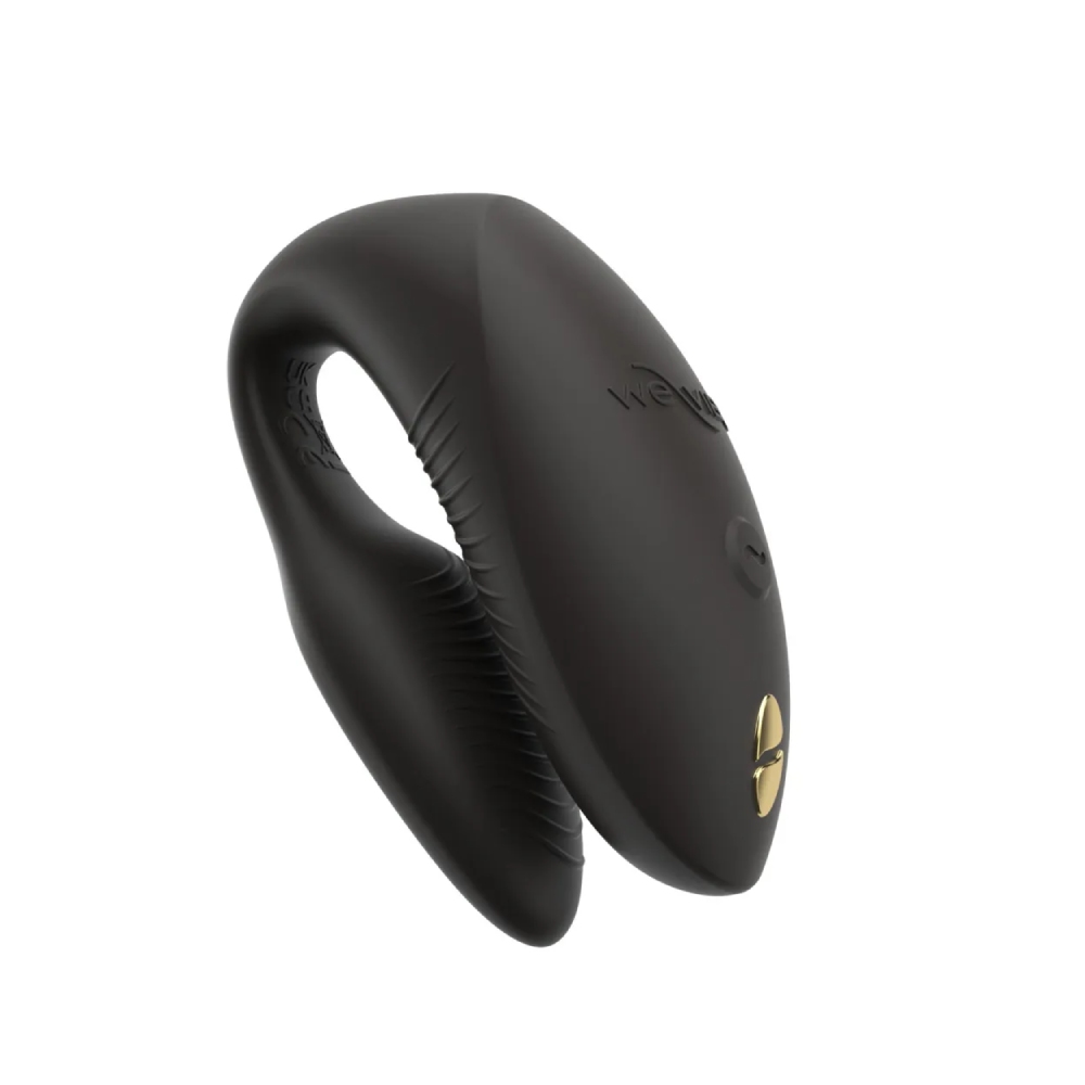 Вібратор для пар We-Vibe Chorus Pro Satin Black з пультом і додатком, чорний