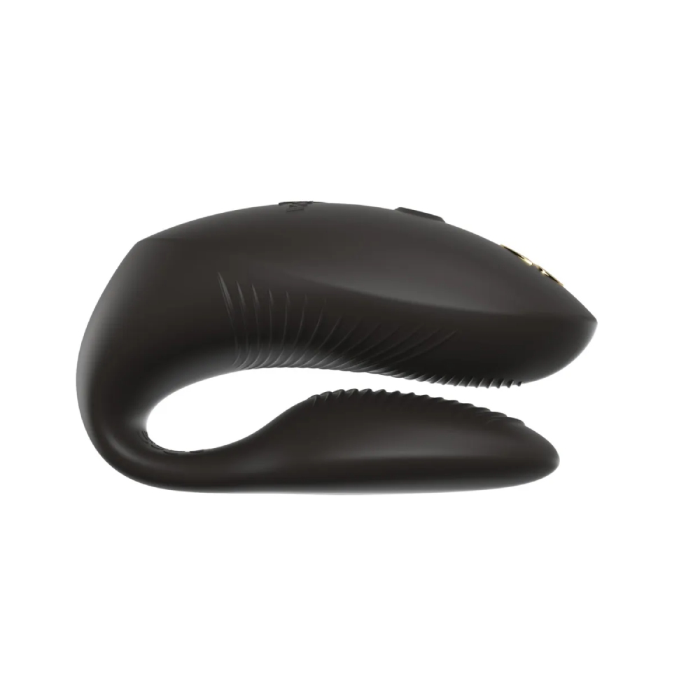 Вібратор для пар We-Vibe Chorus Pro Satin Black з пультом і додатком, чорний