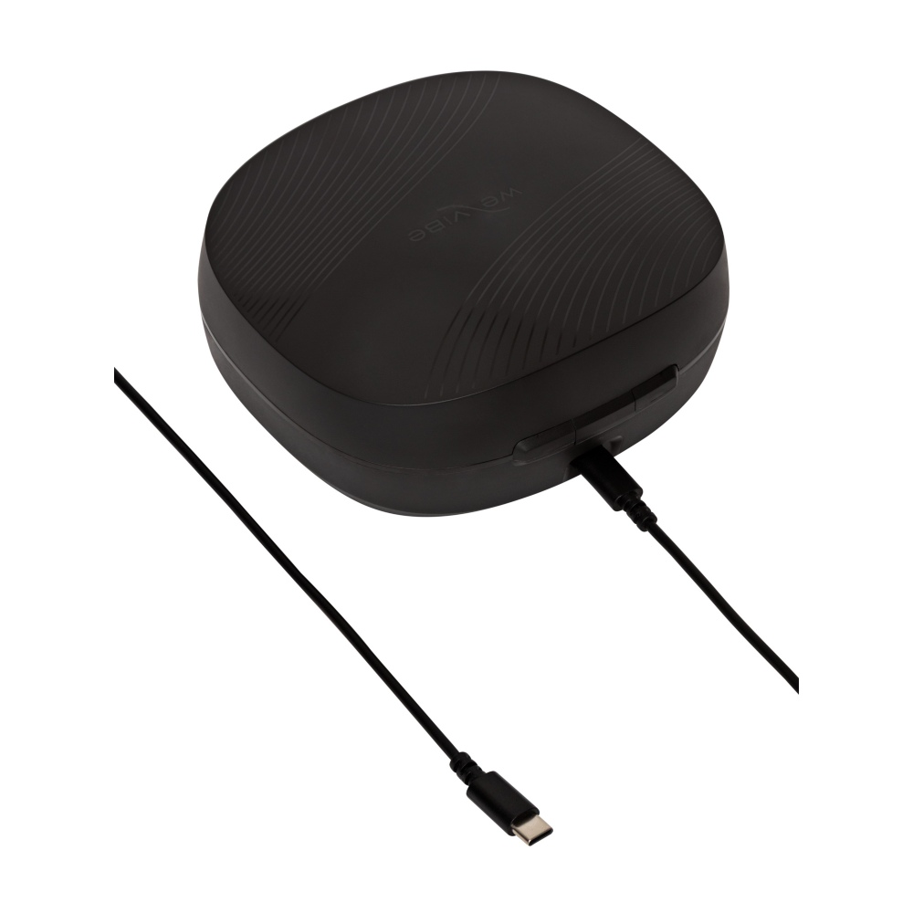 Вібратор для пар We-Vibe Chorus Pro Satin Black з пультом і додатком, чорний