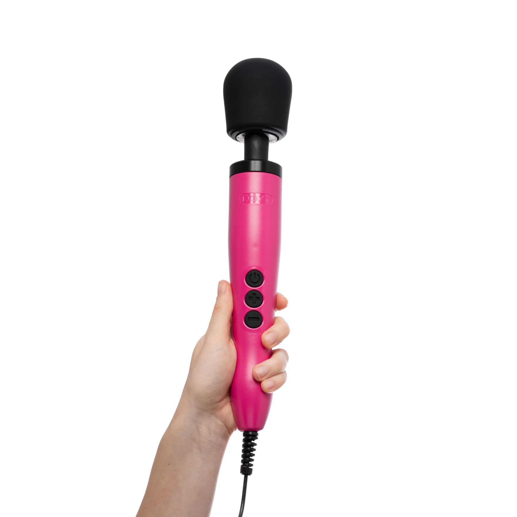 Вибромассажер DOXY Original Pink, очень мощный, питание 220В, пульсирующие вибрации